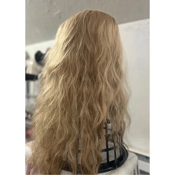 Honey Blonde - Light Brown Synthetic Wig - Picture 5 of 7